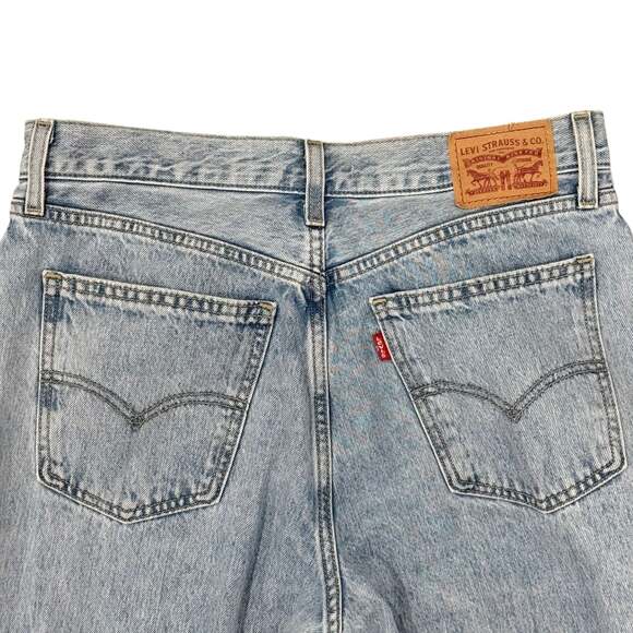 Levis Low Pro Straight Leg Jeans Light Wash Womens Size 28 - Picture 7 of 10